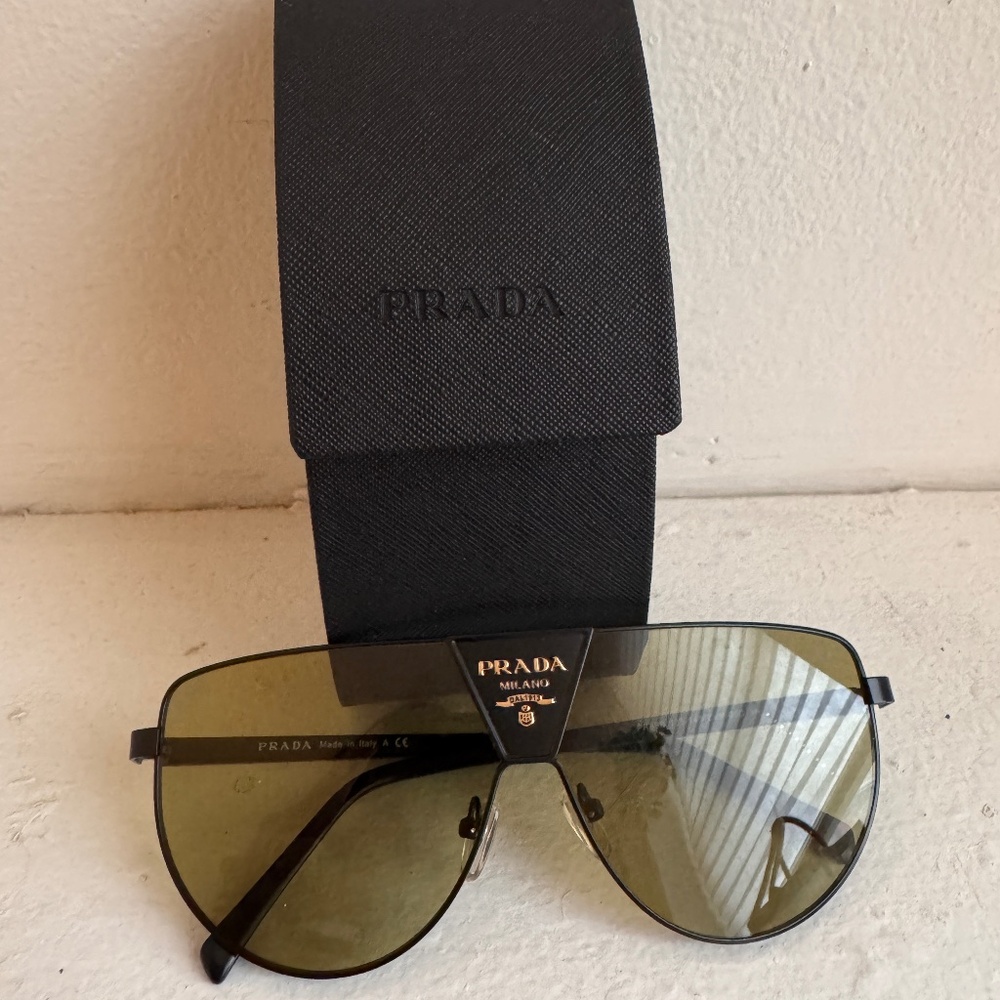 New - Prada Rectangular Men's Sunglasses - image 1